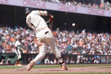 Los Gigantes apalean 16-3 a los Cerveceros con 17 hits y los primeros jonrones de Susac