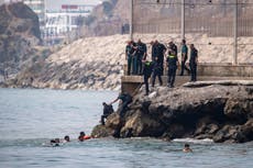 Autoridades de Ceuta piden a España declarar emergencia tras llegada de miles de migrantes