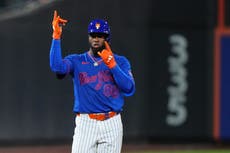 Robert conecta sencillo de 2 carreras en la 8ª y Mets se imponen 4-2 a Marlins