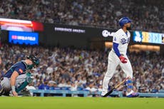 Rushing y Hernández conectan vuelacercas y Dodgers vencen 6-2 a Marineros