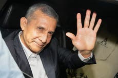 Expresidente peruano Ollanta Humala queda libre luego que Tribunal anuló juicio que lo condenó