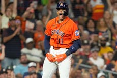 Díaz lidera una paliza 11-2 a Rangers y los Astros toman la cima del Oeste de la Americana