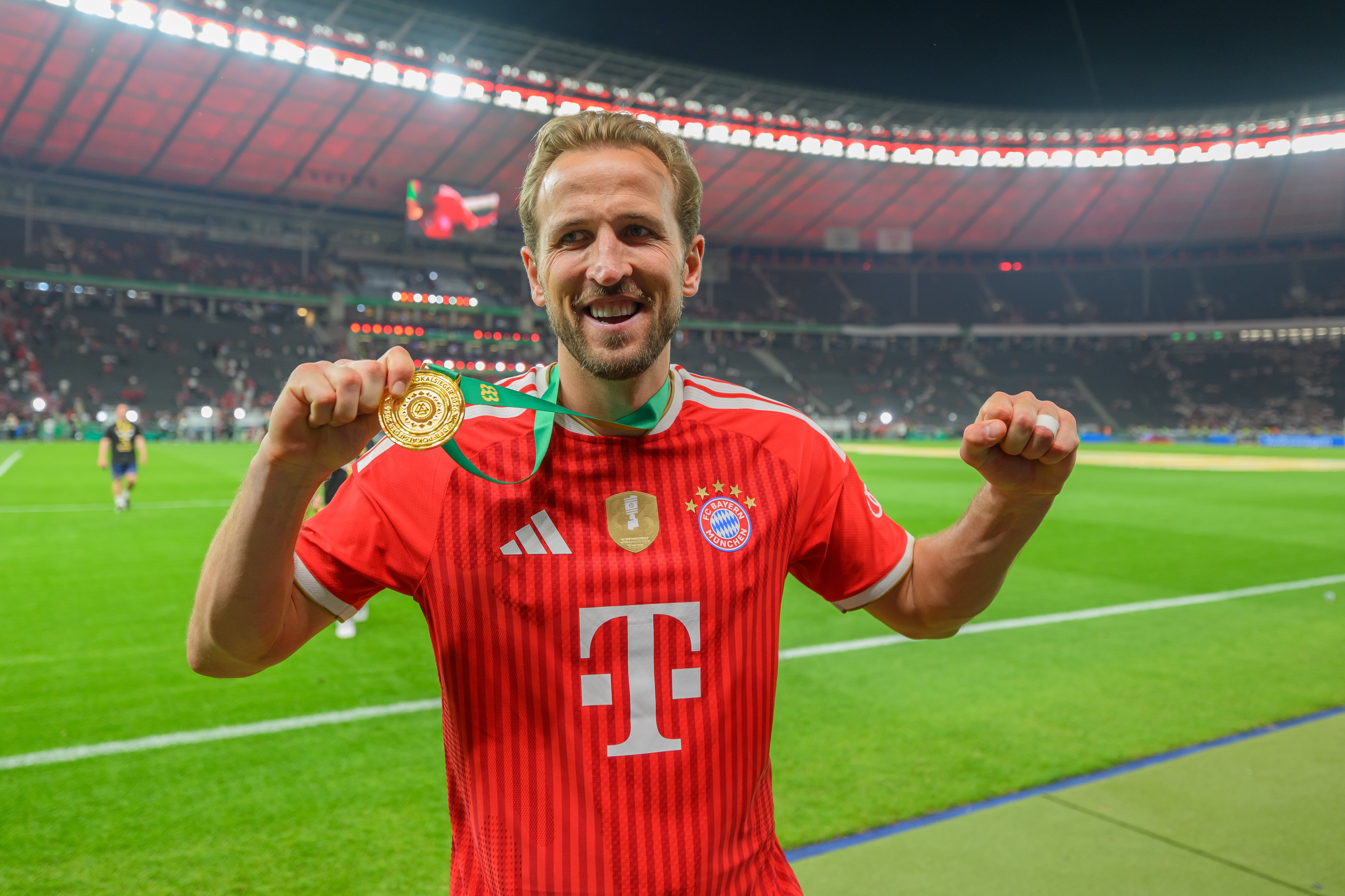 Harry Kane anotó 61 goles en 51 partidos con el Bayern la temporada pasada