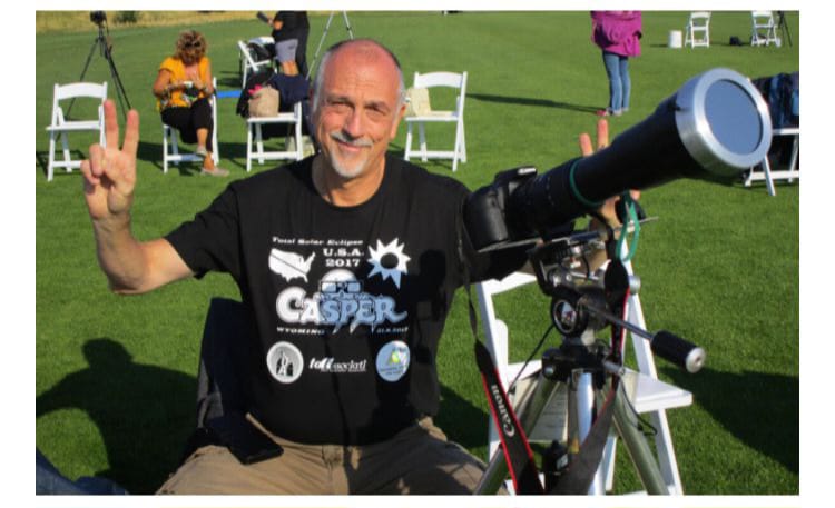 Alberto Villa viaja a Menorca para ver su decimotercer eclipse solar