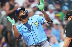 Caminero dispara 2 jonrones y los Rays frenan la remontada de los Rockies, 13-9