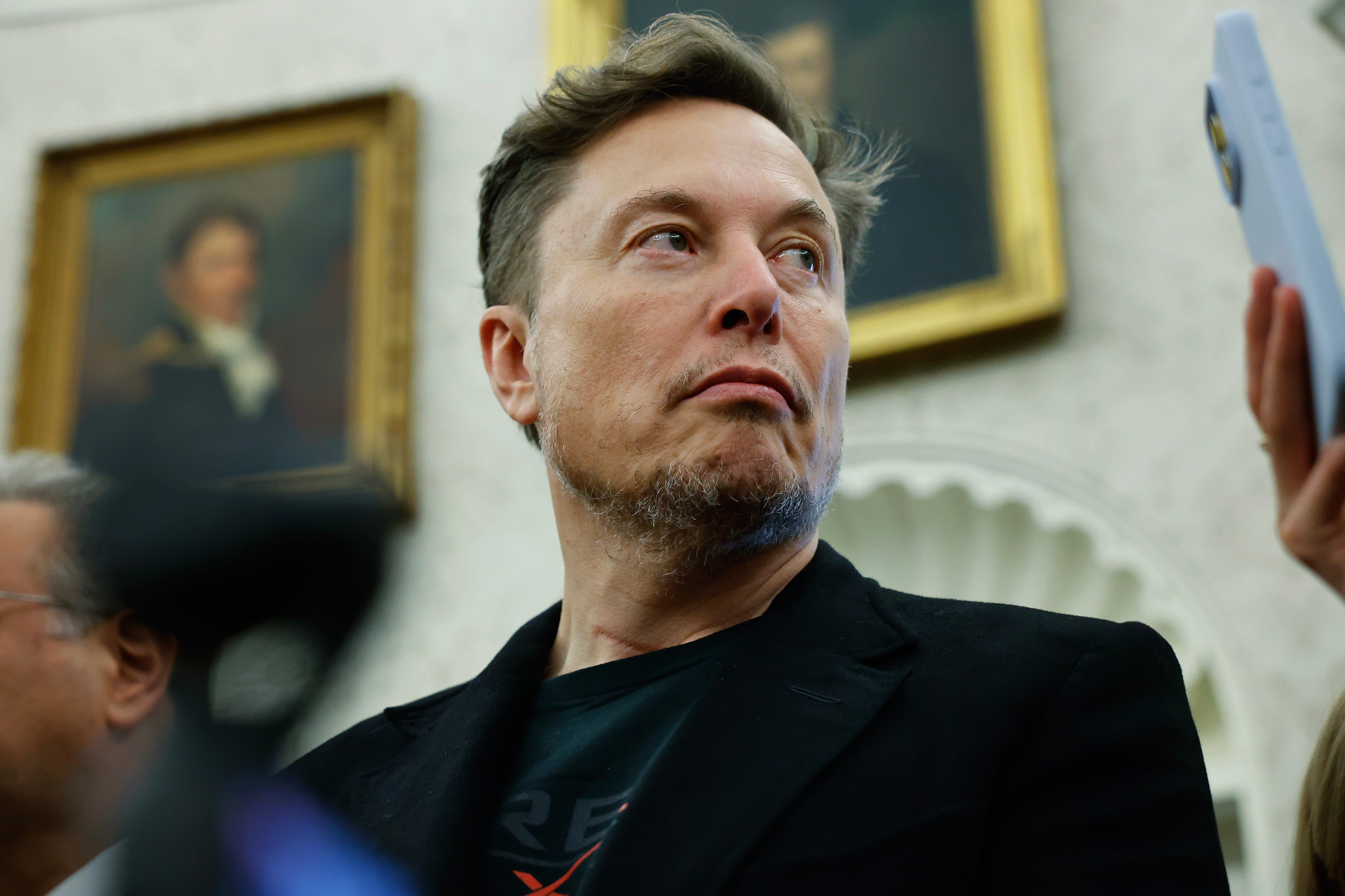 <p>Elon Musk durante una conferencia de prensa en el Despacho Oval de la Casa Blanca, el 21 de mayo de 2025  </p>