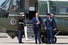 Investigan por qué un avión despegó cuando se acercaba el helicóptero de Trump