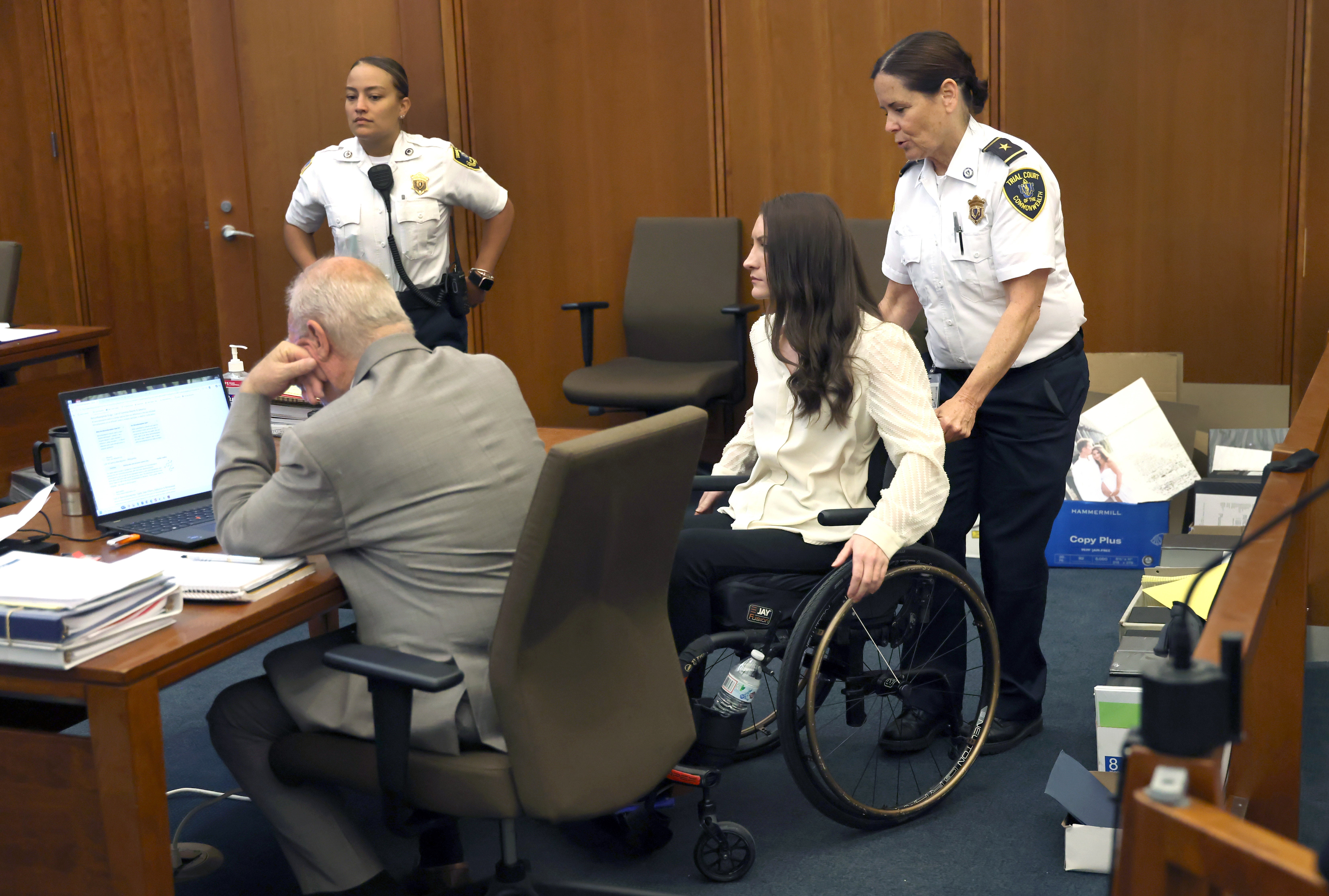 Lindsay Clancy durante su juicio