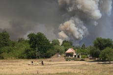 Serbia trabaja para contener los incendios forestales mientras una ola de calor azota los Balcanes