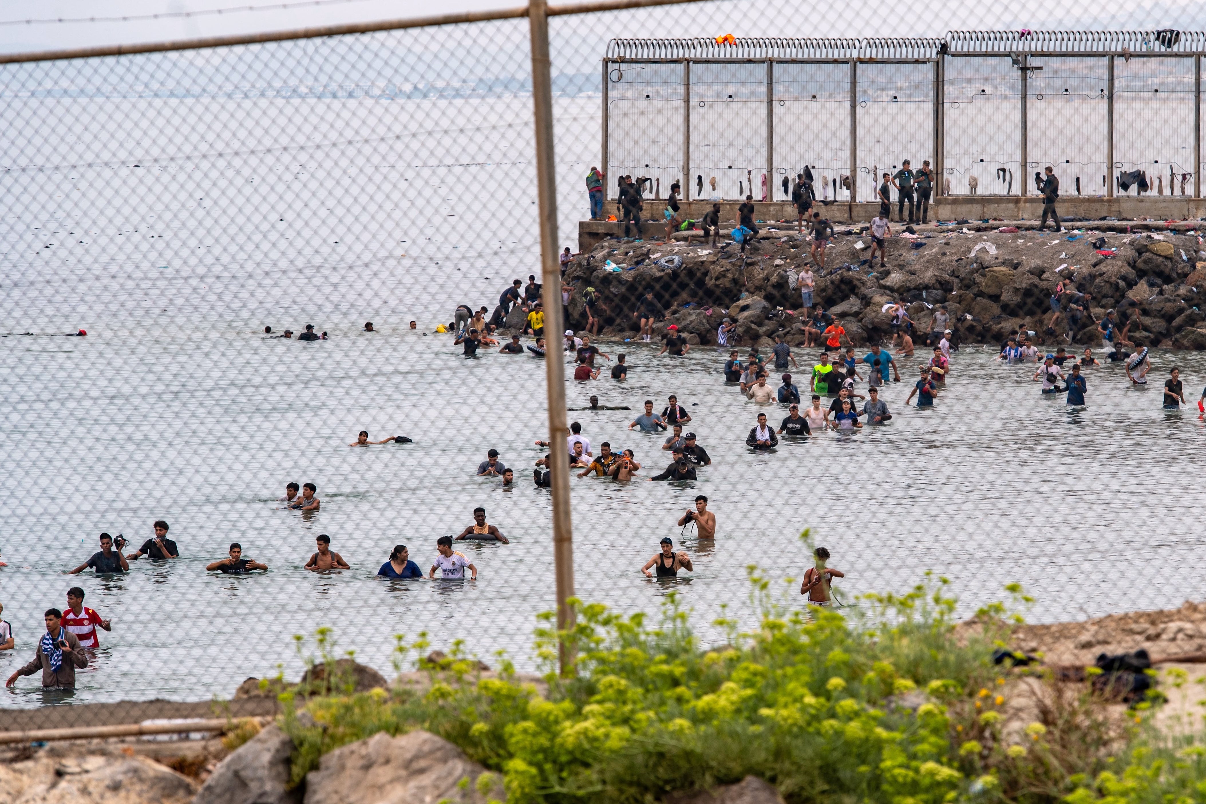 MARRUECOS-CEUTA-TAXISTAS PRESOS