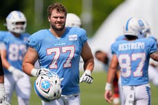 Titans aseguran a Peter Skoronski con una gran extensión como el guardia mejor pagado de la NFL