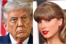Taylor Swift responde de forma sutil al último ataque de Donald Trump