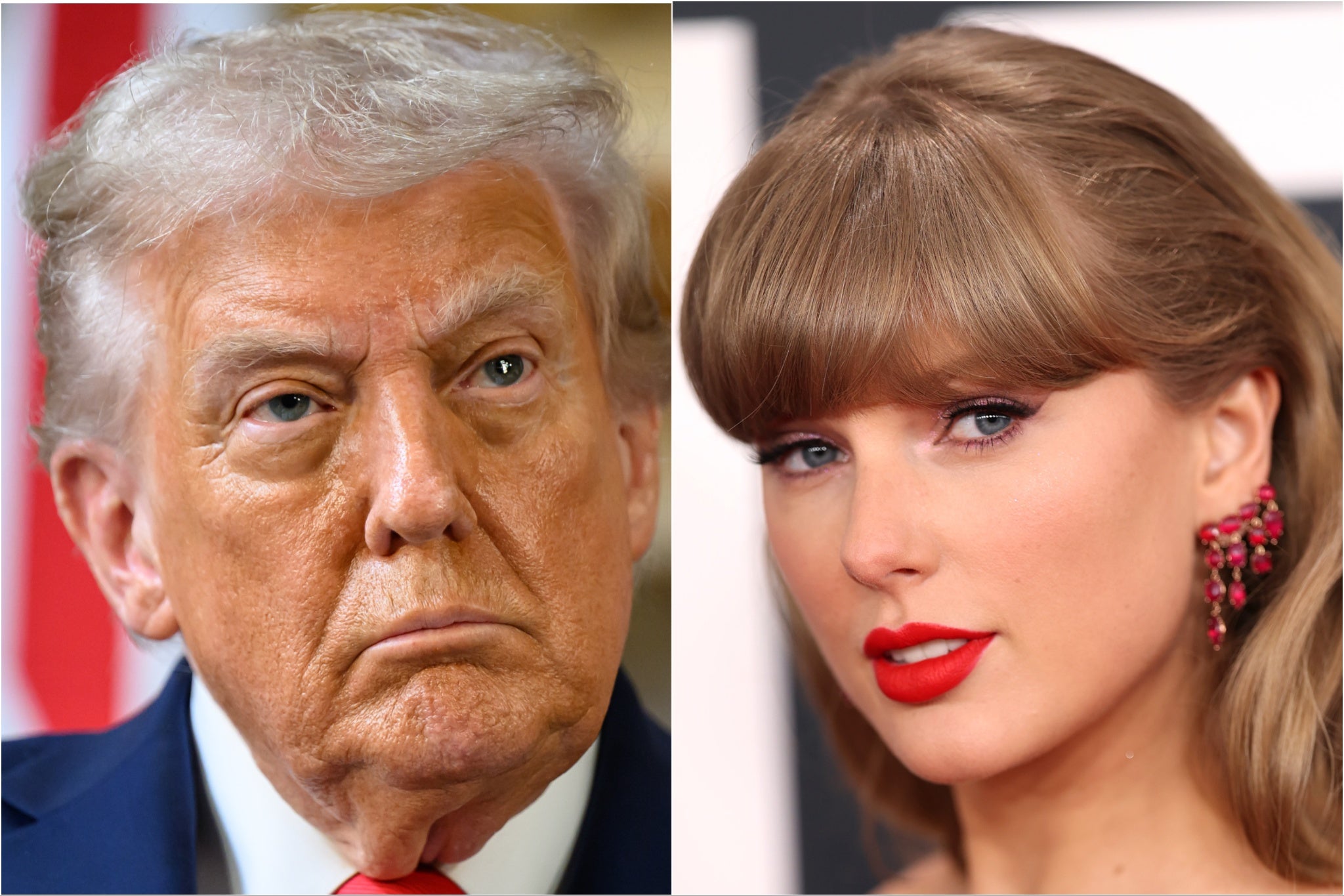 El presidente Donald Trump ha lanzado críticas públicas contra Taylor Swift durante años