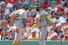 Productor de Muncy impulsa a los A's a su 1ra serie ganada desde junio con 4-3 ante Boston