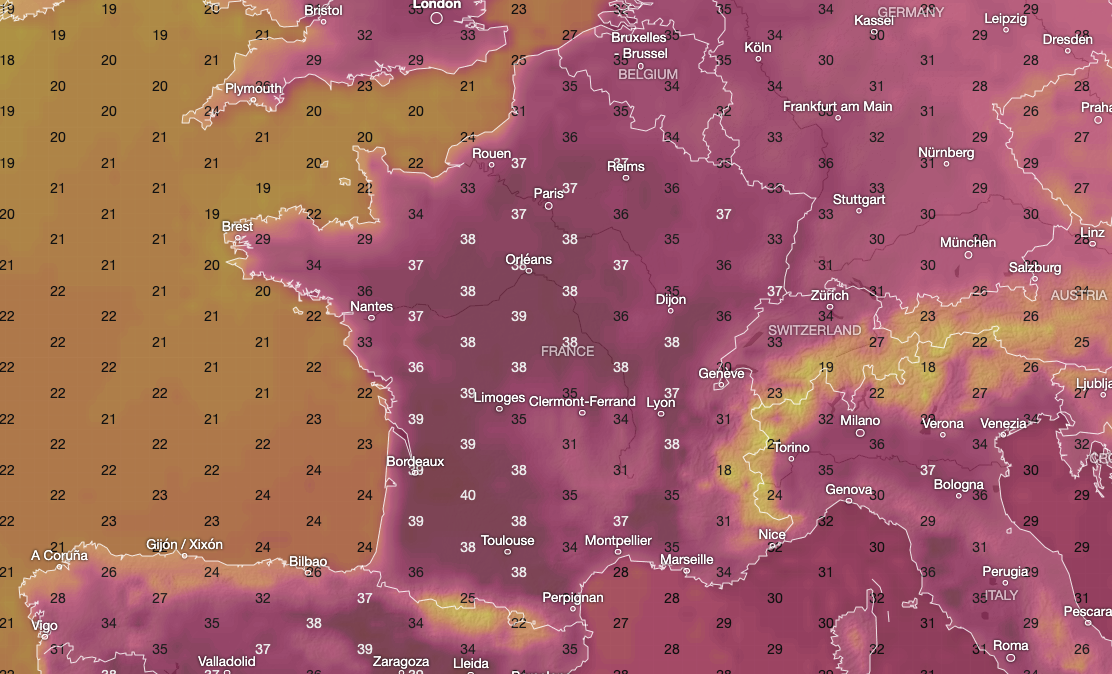 Francia ha sufrido varias olas de calor intensas en 2026, que han provocado miles de muertes adicionales