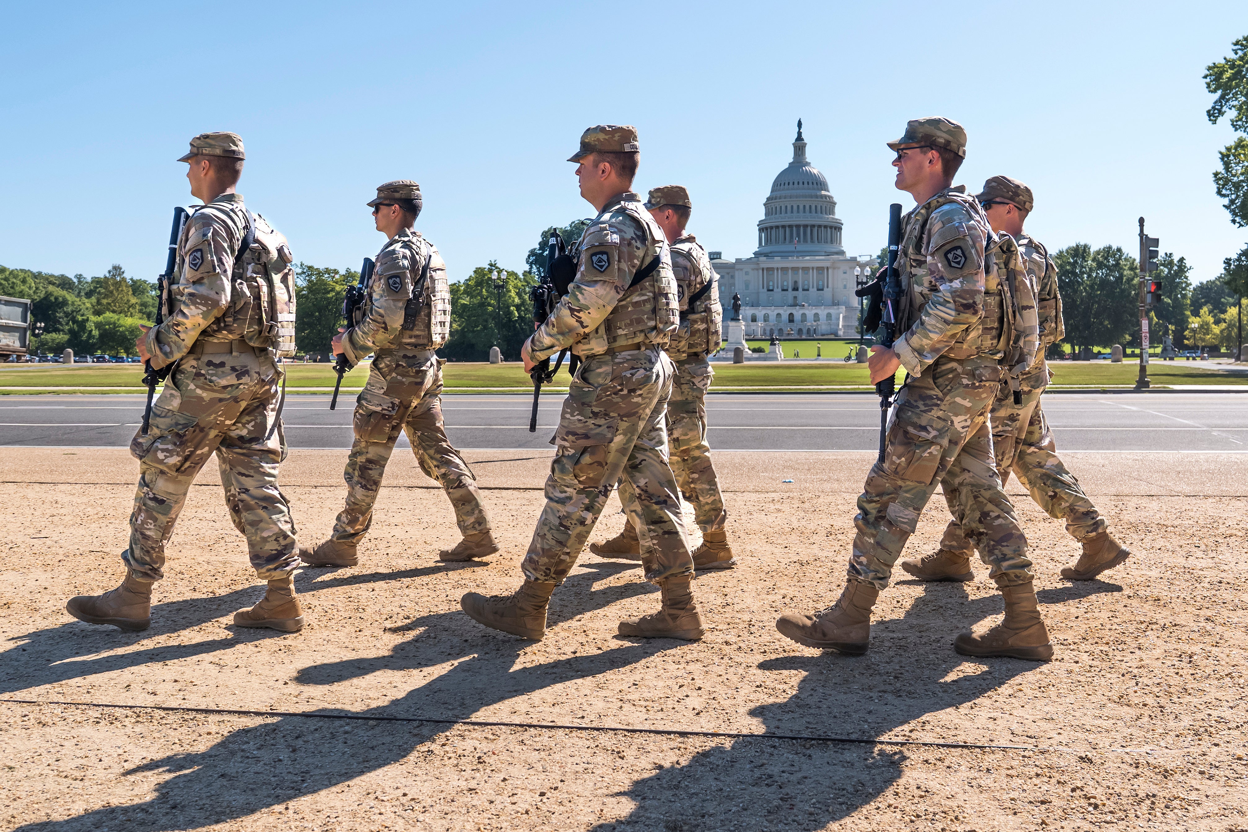 WASHINGTON-GUARDIA NACIONAL-UN AÑO