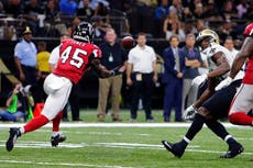 Exestrella de Falcons y nativo de Nueva Orleans Deion Jones anticipa regreso emotivo con Saints