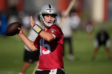 Kirk Cousins y Fernando Mendoza jugarán con Raiders en el debut de pretemporada