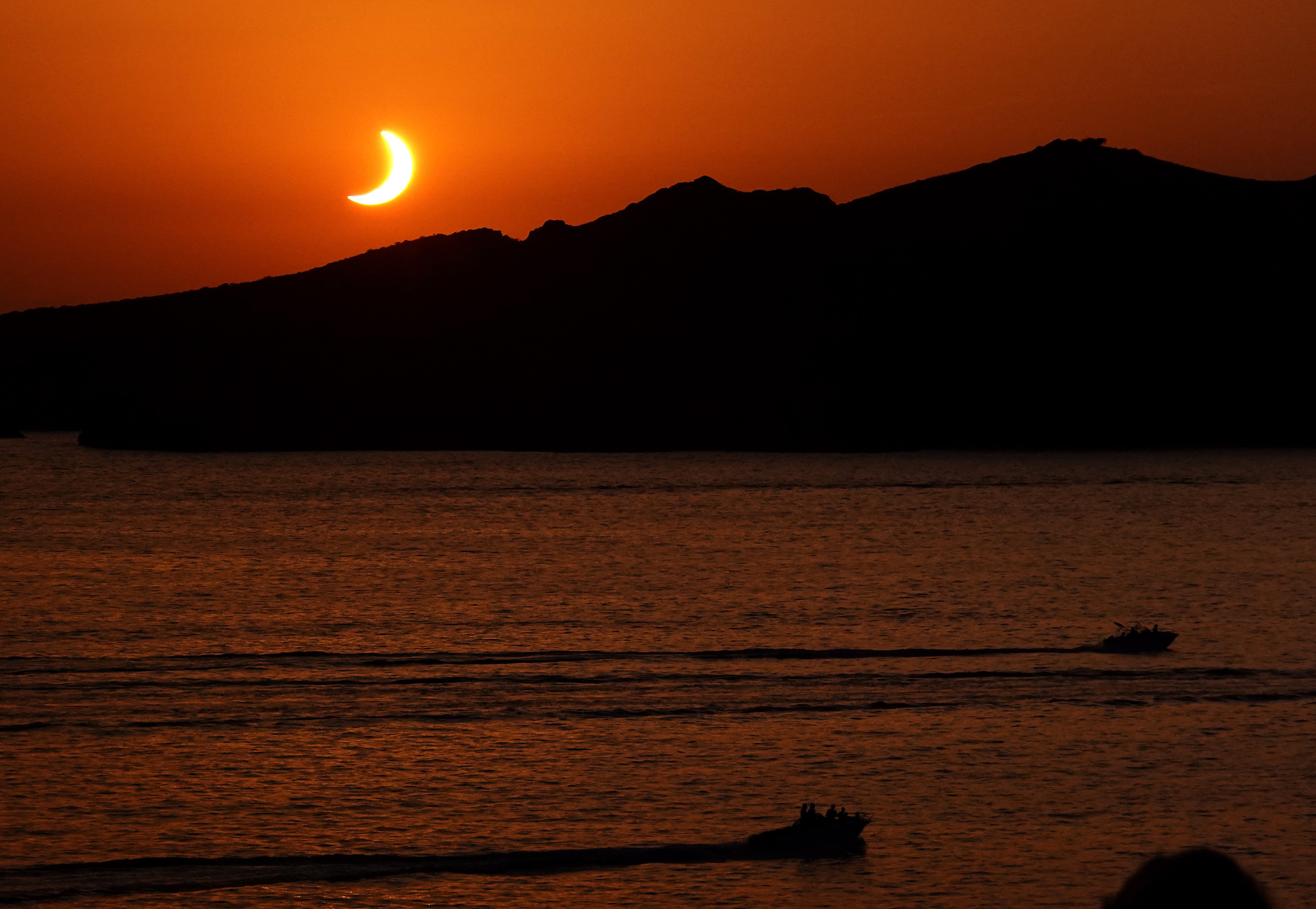 Algunas zonas de España quedaron en completa oscuridad durante el eclipse