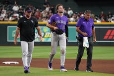 Tercera base de Rockies Kyle Karros entra en lista de lesionados por conmoción por 7 días