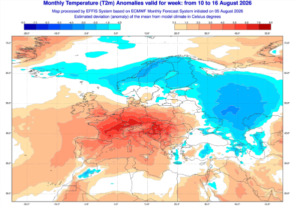 El continente registra temperaturas muy por encima del promedio para esta época del año