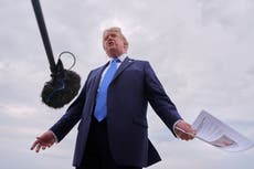 Trump minimiza preocupaciones sobre despliegue récord de la Marina para operaciones contra Irán