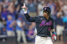 Lindor y Jared Young conectan jonrones y Mets vencen a Nacionales por 4-1