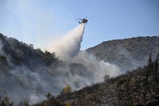 Bomberos combaten incendios forestales en varios países de Europa; 2 muertos en isla cerca de Atenas