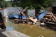 Persiste el riesgo de inundaciones por tormentas del medio oeste al Atlántico medio en EEUU