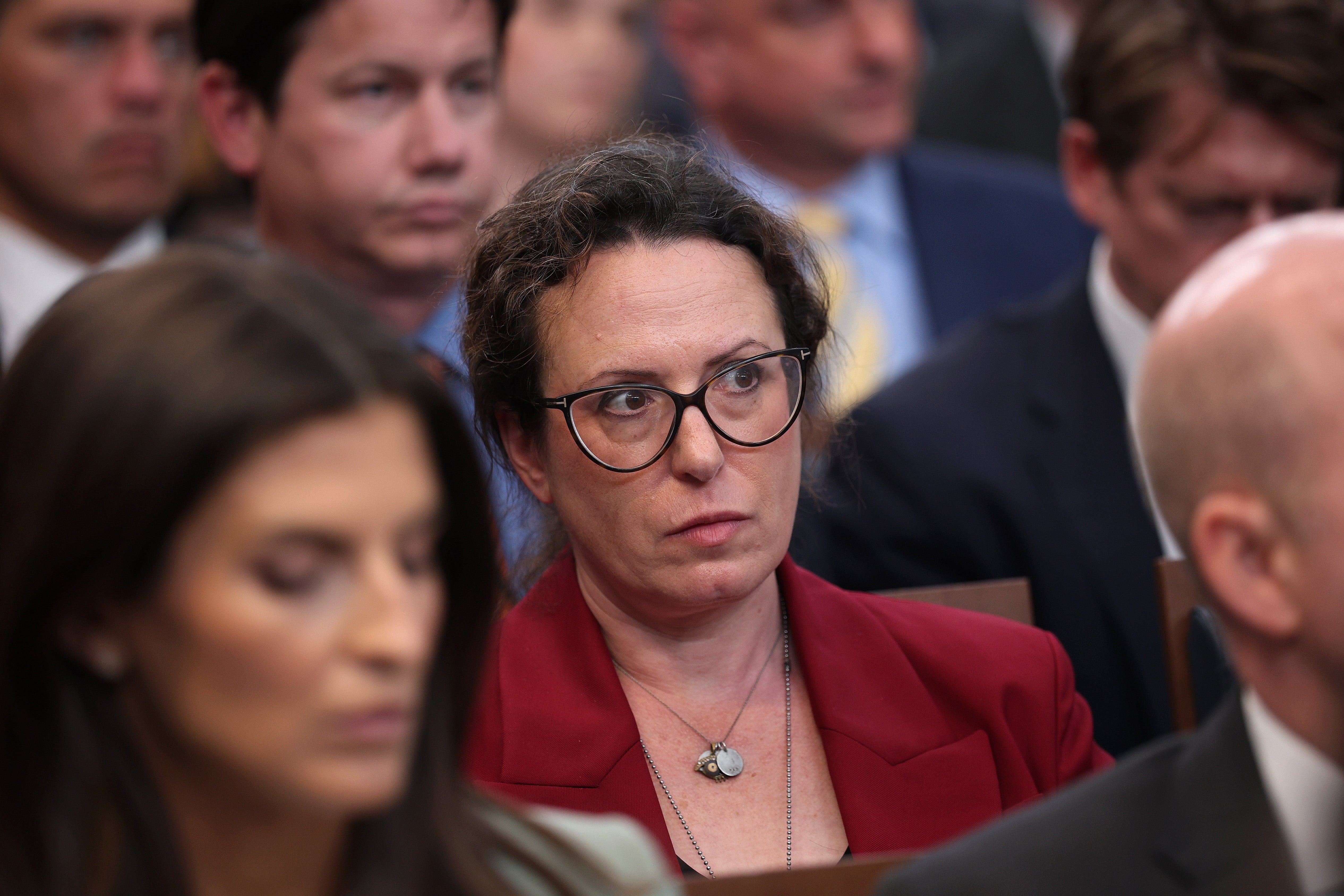 La periodista del ‘New York Times’ Maggie Haberman (en la foto, en la sala de prensa de la Casa Blanca el año pasado), le ha puesto un nuevo apodo a Natalie Harp, la estrecha colaboradora personal de Trump