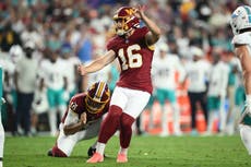 Commanders dejan libre al pateador Jake Moody, dice una fuente de AP