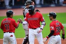 Jo Adell explota con récord personal de 6 impulsadas y jonrón; Guardianes arrollan 8-1 a Gigantes