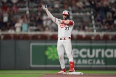 Jonrón de Bell y doble de 2 carreras de Jeffers conducen a Mellizos a triunfo de 4-1 sobre Bravos