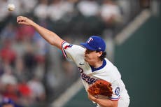 Rangers vencen 5-0 a Nacionales con buen pitcheo de Quantrill y jonrón de Foscue