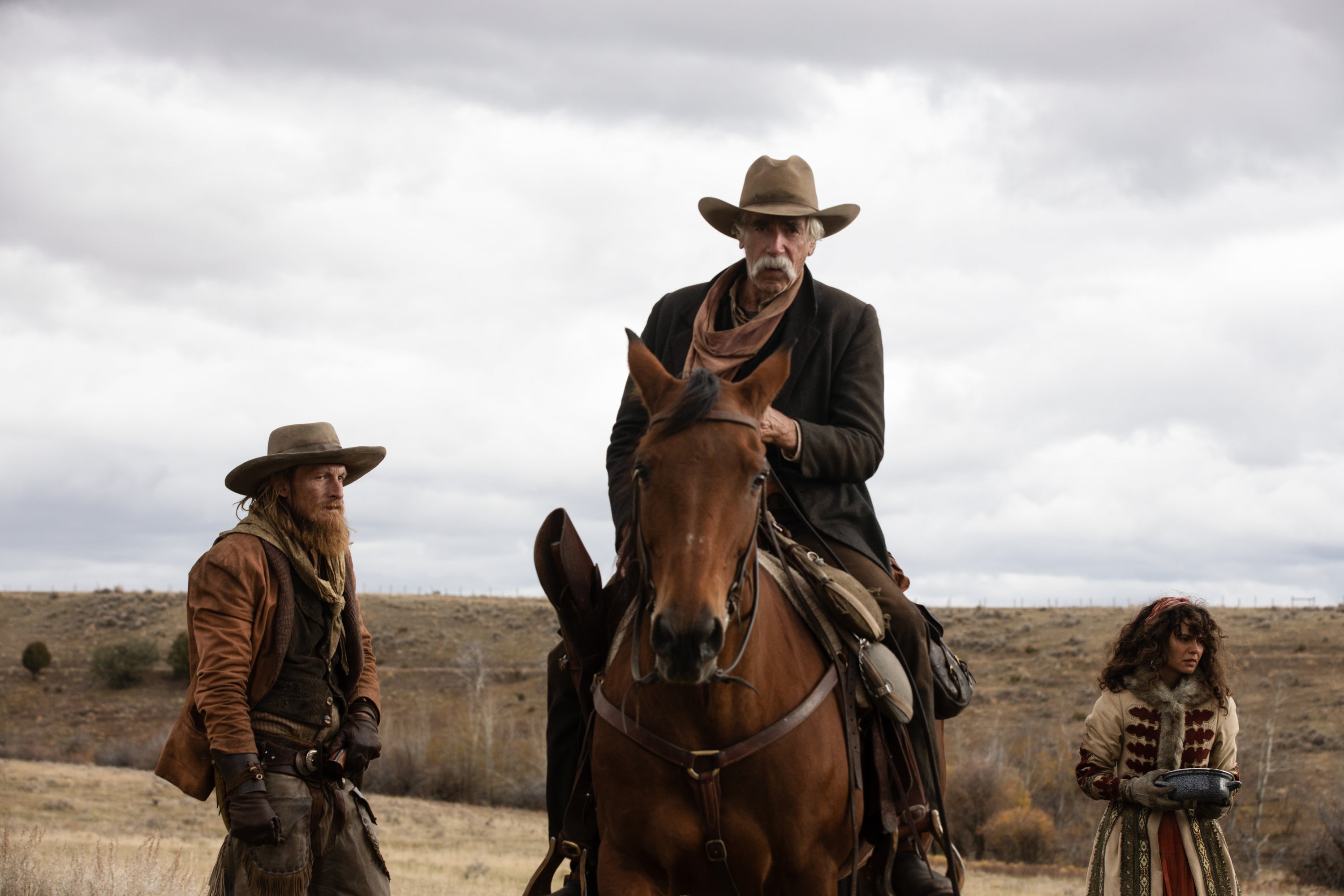 Sam Elliott interpretó en ‘1883’ al vaquero afligido Shea Brennan