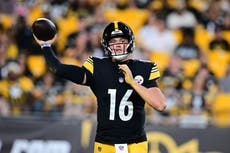 Los jóvenes QBs Drew Allar y Will Howard tendrán más actividad cuando Steelers reciban a Jets