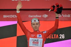 Con un final explosivo, Pogačar gana la primera etapa de la Vuelta a España