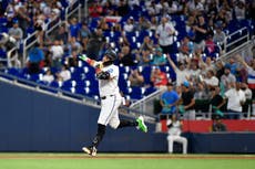 Hernández y Marsee conectan vuelacercas en triunfo de Marlins, 4-2 sobre Nacionales