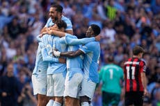 Man City remonta al final y vence 2-1 a Bournemouth en el debut de Maresca en la Premier League
