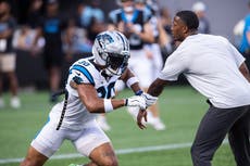 Panthers esperan que Chuba Hubbard esté listo para el debut ante Bears
