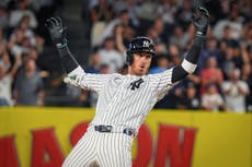 Cody Bellinger conecta doble para desempatar en el 7mo inning y Yankees vencen 9-3 a Astros