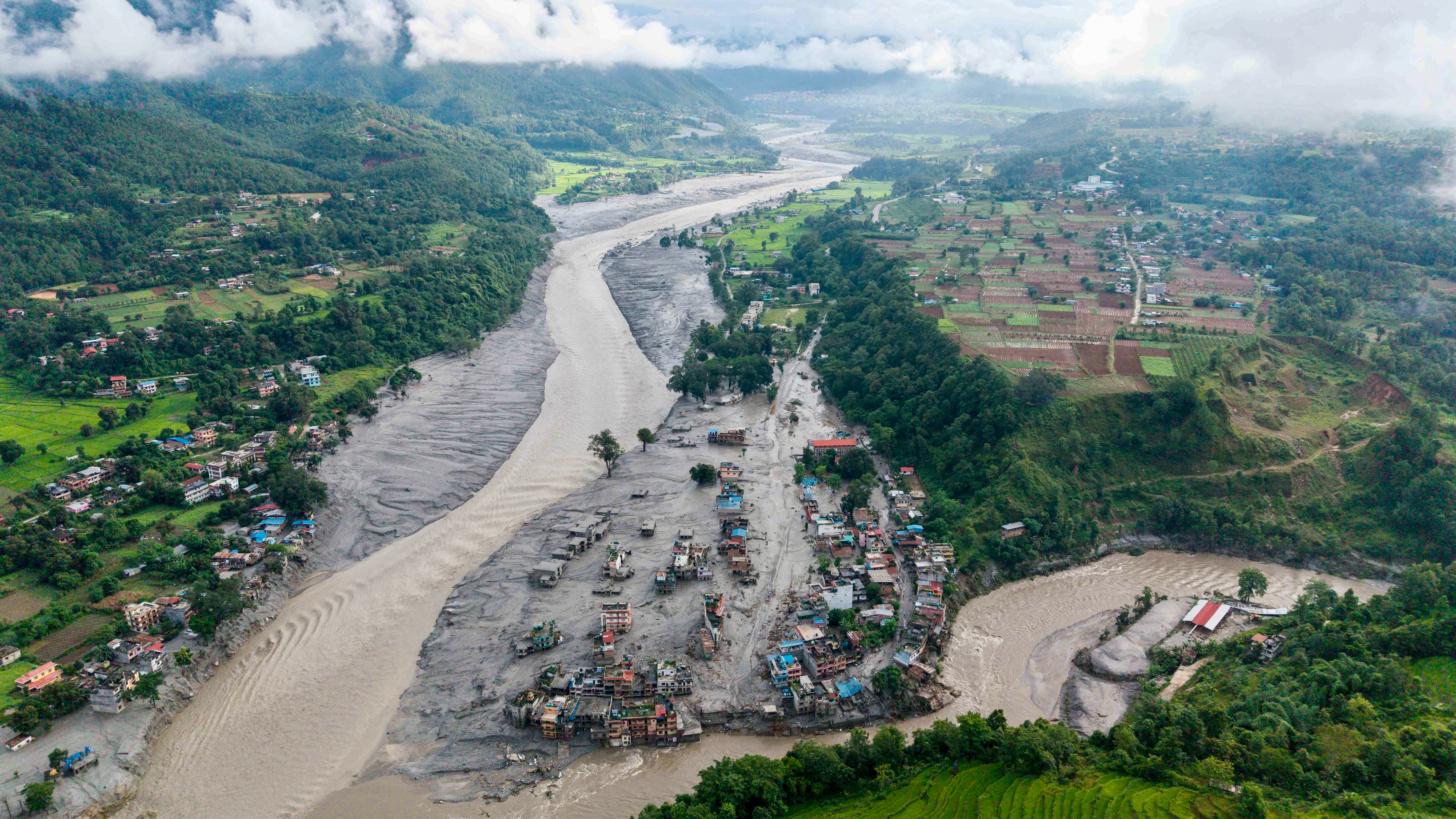 Inundaciones en Nepal: el colapso de un glaciar se registró como un terremoto