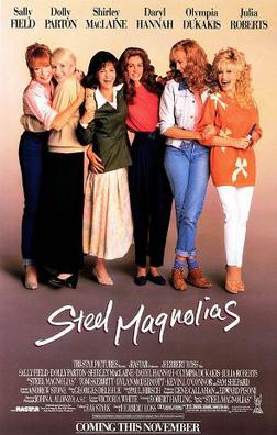 Parton y Roberts compartieron elenco con Sally Field, Daryl Hannah, Shirley MacLaine y Olympia Dukakis en ‘Magnolias de acero’
