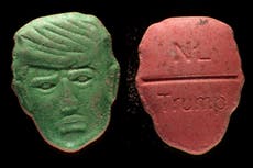 Emiten "alerta roja" por pastillas de éxtasis con forma de Trump que podrían ser letales