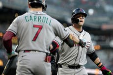 Nootbaar pega jonrón al 1er pitcheo y totaliza 3 hits para que Diamondbacks venzan 10-6 a Gigantes