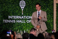 Entre lágrimas, Roger Federer ingresa al Salón de la Fama Internacional del Tenis