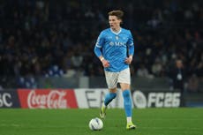 Scott McTominay será operado por arritmia cardíaca y se perderá más de un mes con el Napoli