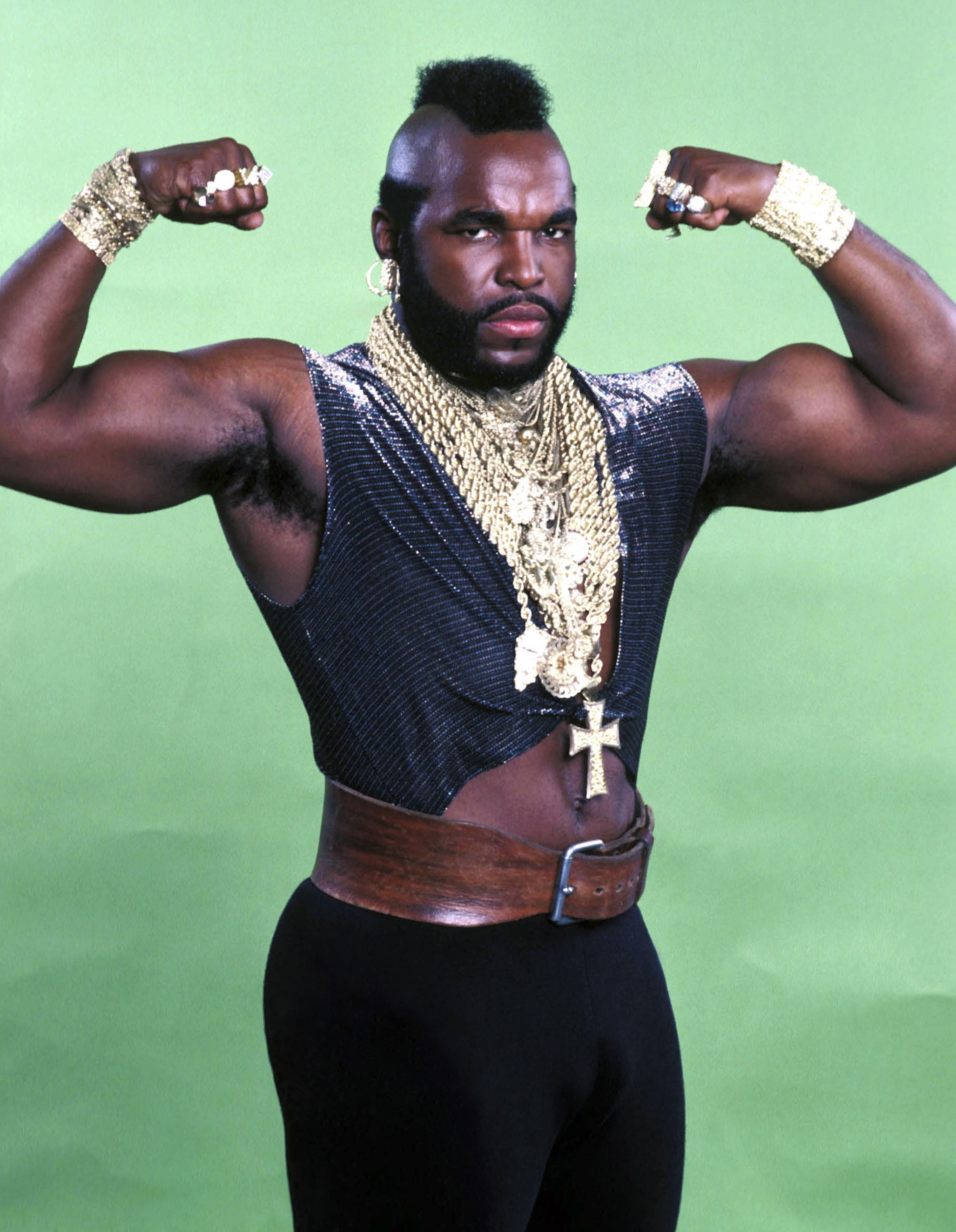 Mr. T en su época dorada, en la década de los 80