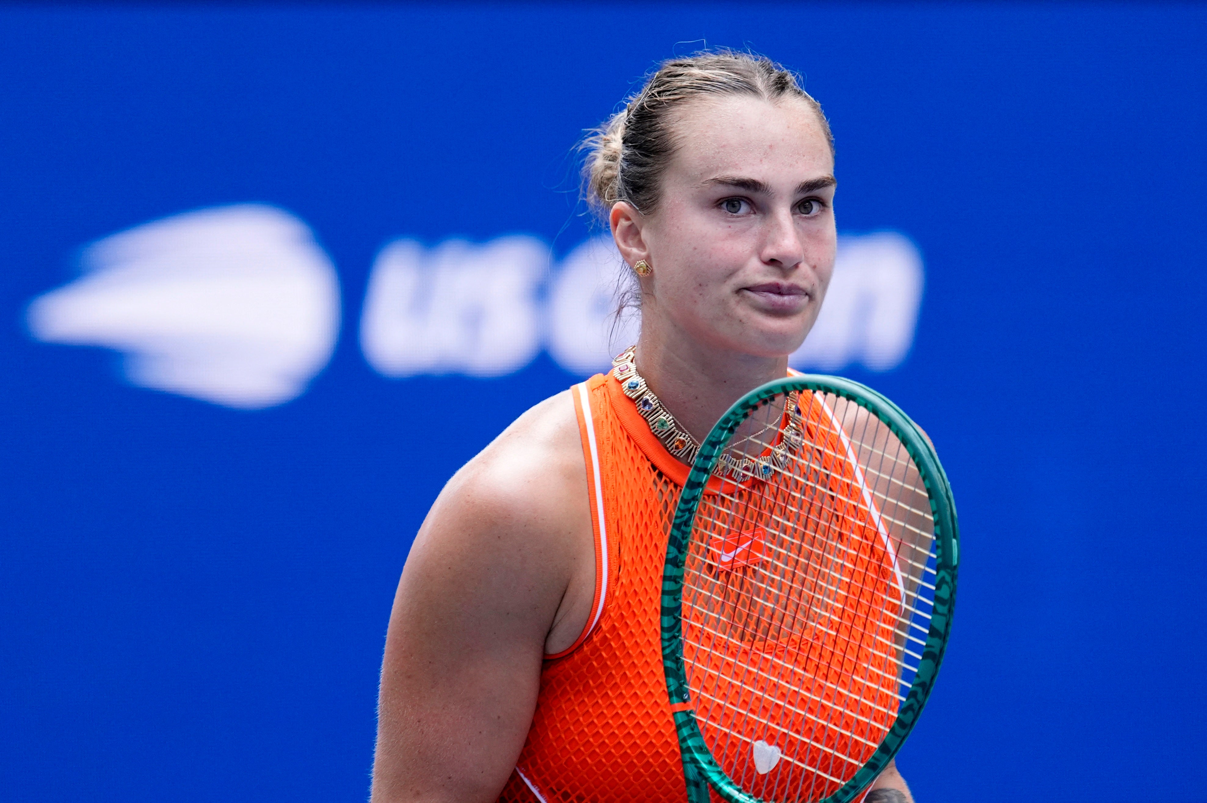 Aryna Sabalenka no ocultó su molestia