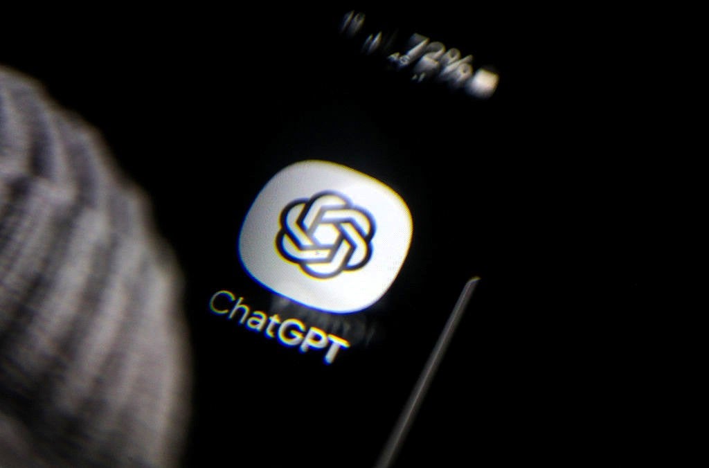 <p>La aplicación ChatGPT en la pantalla de un smartphone en Túnez, Túnez, el 5 de mayo de 2026</p>